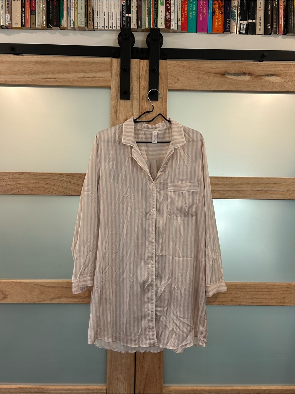 Stars above striped nightgown pjs